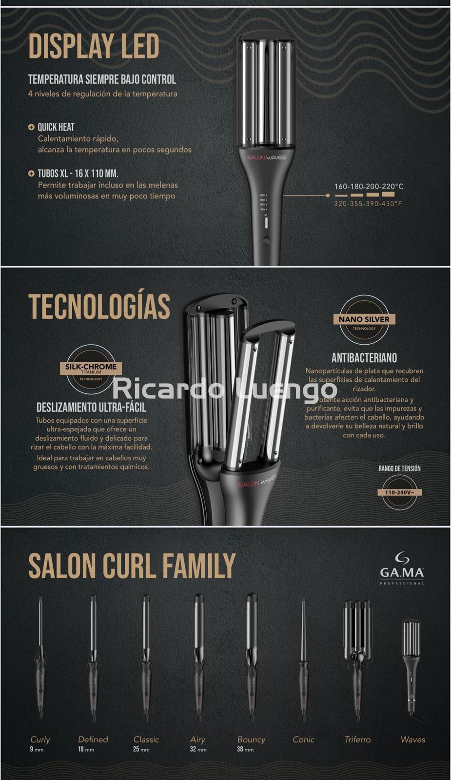 Curling Iron Silk Salon Sil Waves - Imagen 1