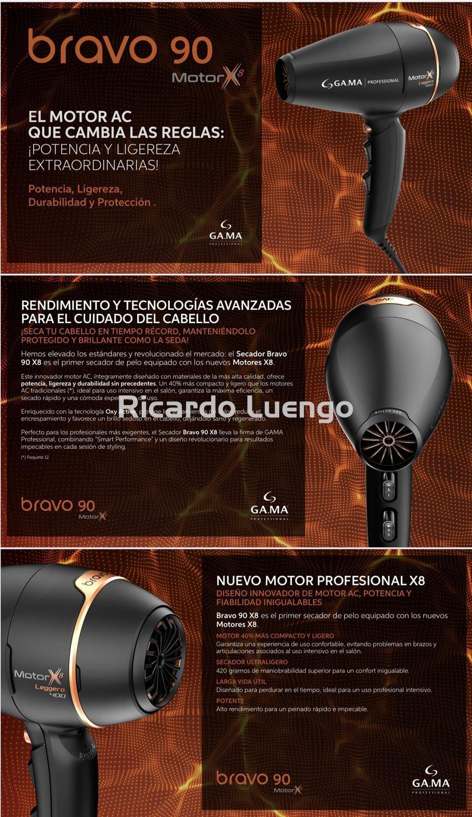Secador de cabello Hair Dryer Bravo 90 OA x8 - Imagen 1