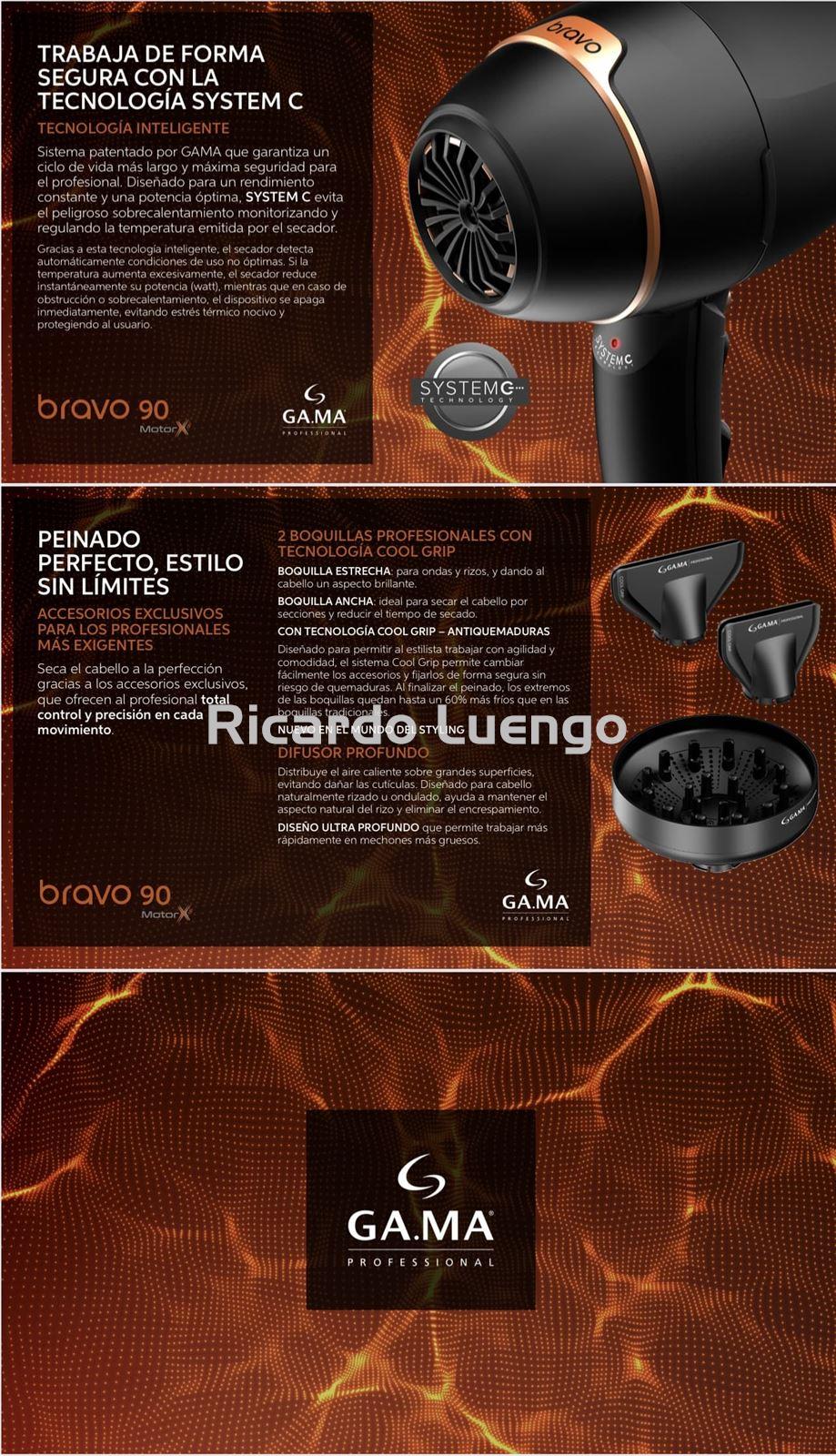 Secador de cabello Hair Dryer Bravo 90 OA x8 - Imagen 2