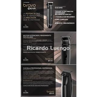 Recortadora de patillas TRIMMER BRAVO GEAR BOOSTER CC - Imagen 1